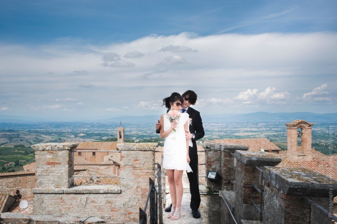 Свадьба в Тоскане. Официальная церемония в Италии / Wedding in Tuscany. Civil ceremony in Montepulciano