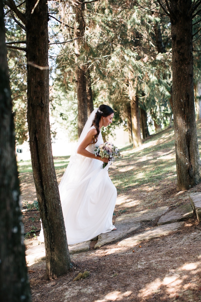 wedding in tuscany bridal bouquet